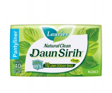 Laurier pantyliner Daun Sirih isi 40