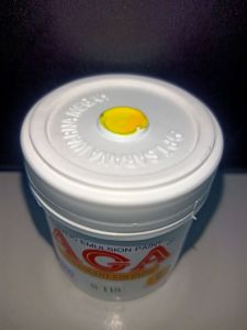 CAT AGA FLUORESCENT 100 CC S 118 KUNING