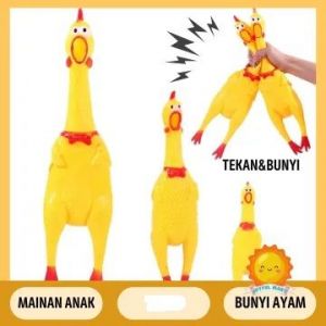 BONEKA AYAM BUNYI VIRAL UKURAN KECIL