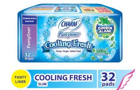 Charm pantyliner cooling isi 32