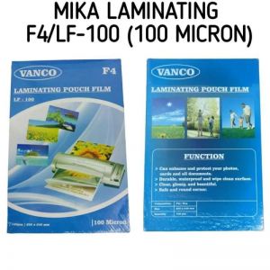 PLASTIK LAMINATING LF-100 F4 VANCO