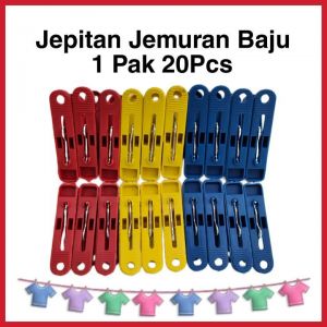 JEPIT BAJU BIASA ISI 20 PCS