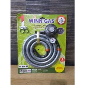 REGULATOR WINNGAS W 418 M + SELANG 1,8M