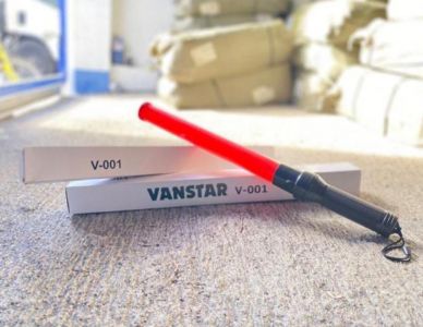 SENTER PARKIR LALIN VANSTAR YM/V-001 (PANJANG) BODI BESAR (BATERAI D)
