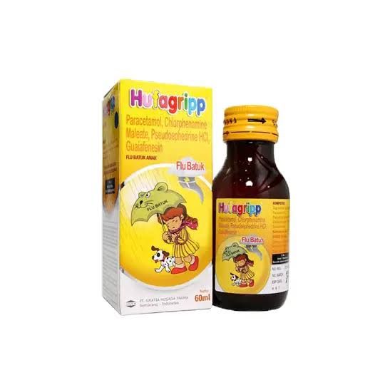 Hufagrip flu dan batuk syrup