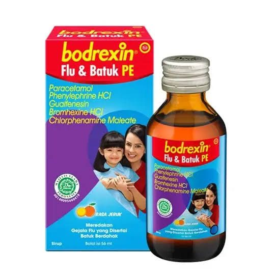 Bodrexin flu dan batuk PE syrup 