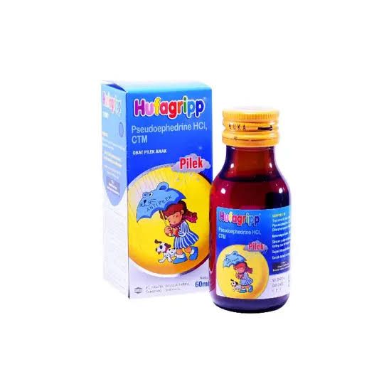 Hufagrip pilek biru syrup 