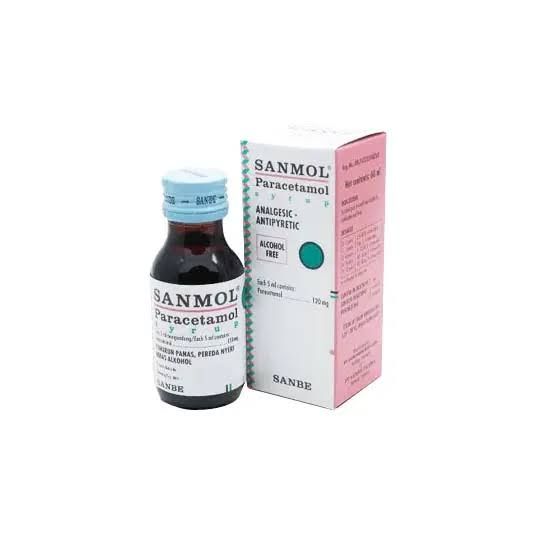 Sanmol syrup 120 mg 