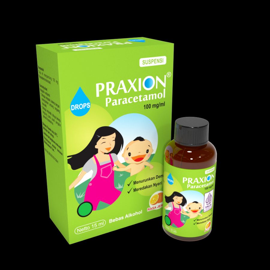 Praxion patacetamol 15 ml syrup