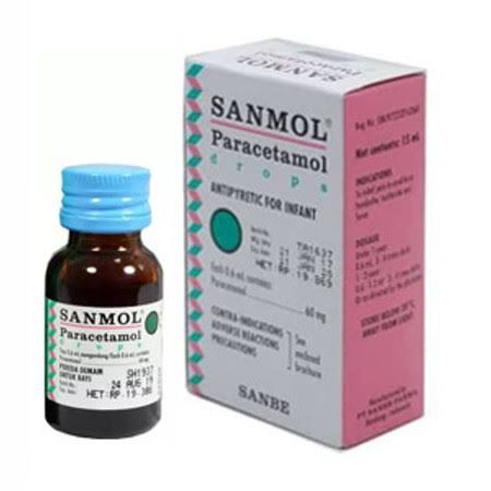Sanmol drops paracetamol syrup 60 mg 