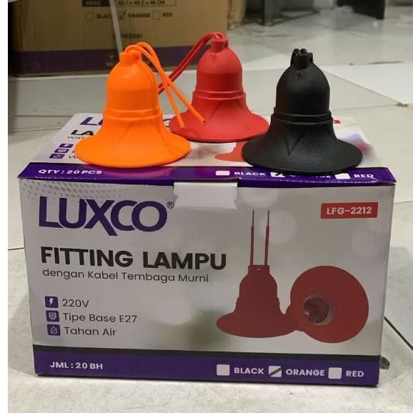 FITTING GANTUNG WATERPROOF LUXCO (OREN) LFG-2212