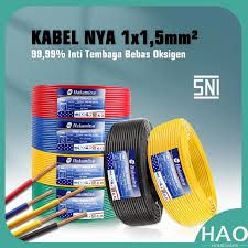 KABEL NYA PIAN 1X2,5MM50Y (45M) (HITAM SNI)