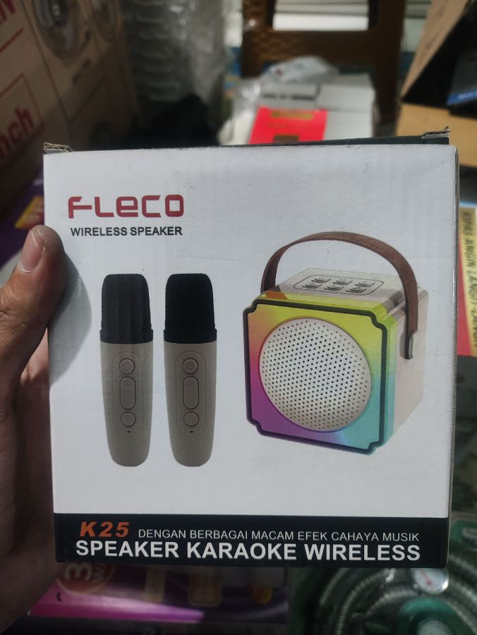 SPEAKER MINI PORTABLE FLECO (K25) & (K23) 1 MIC