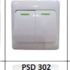 SAKLAR DOUBLE 2G IB PIOLINE PUTIH PSD302