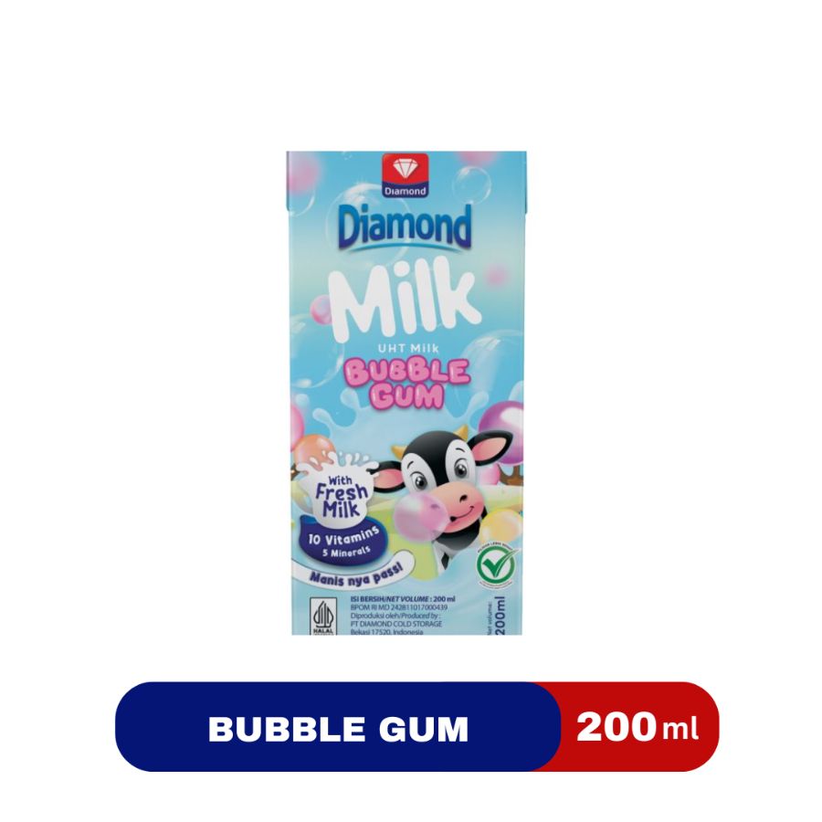 Diamond uht Bubble Gum 200ml