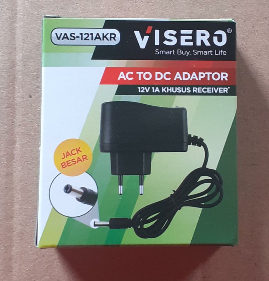 ADAPTOR 1A 12V RECEIVER (VAS-121AKR)