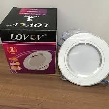 DOWNLIGHT LOVOV 8W 3WARNA LV-303 (WW+BL)