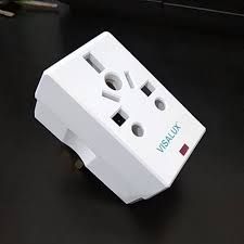 FLUG COMBINATION 13A VISALUX PUTIH 3PIN VKA7196L
