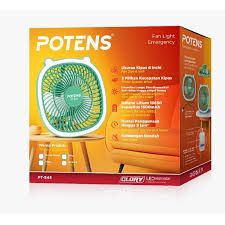 KIPAS LAMPU EMERGENCY POTENS (PT-545) GLORY 6INCH