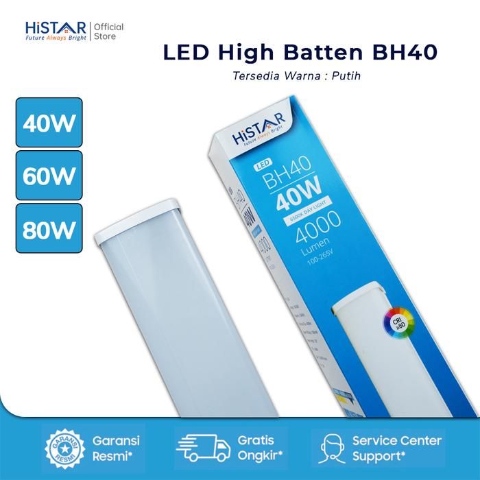 Batten BH40 40W 6500K 170-240V HISTAR