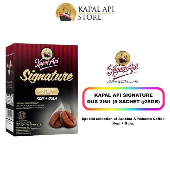 KAPAL API SIGNATURE