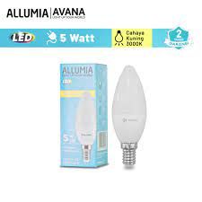 LAMPU ALLUMIA CANDLE 5W 6500K MILKY