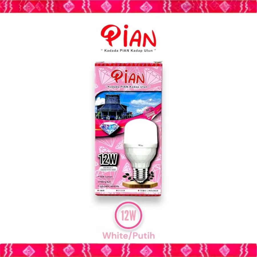 LAMPU LED PIAN INTAN TARANG 12W KAPSUL