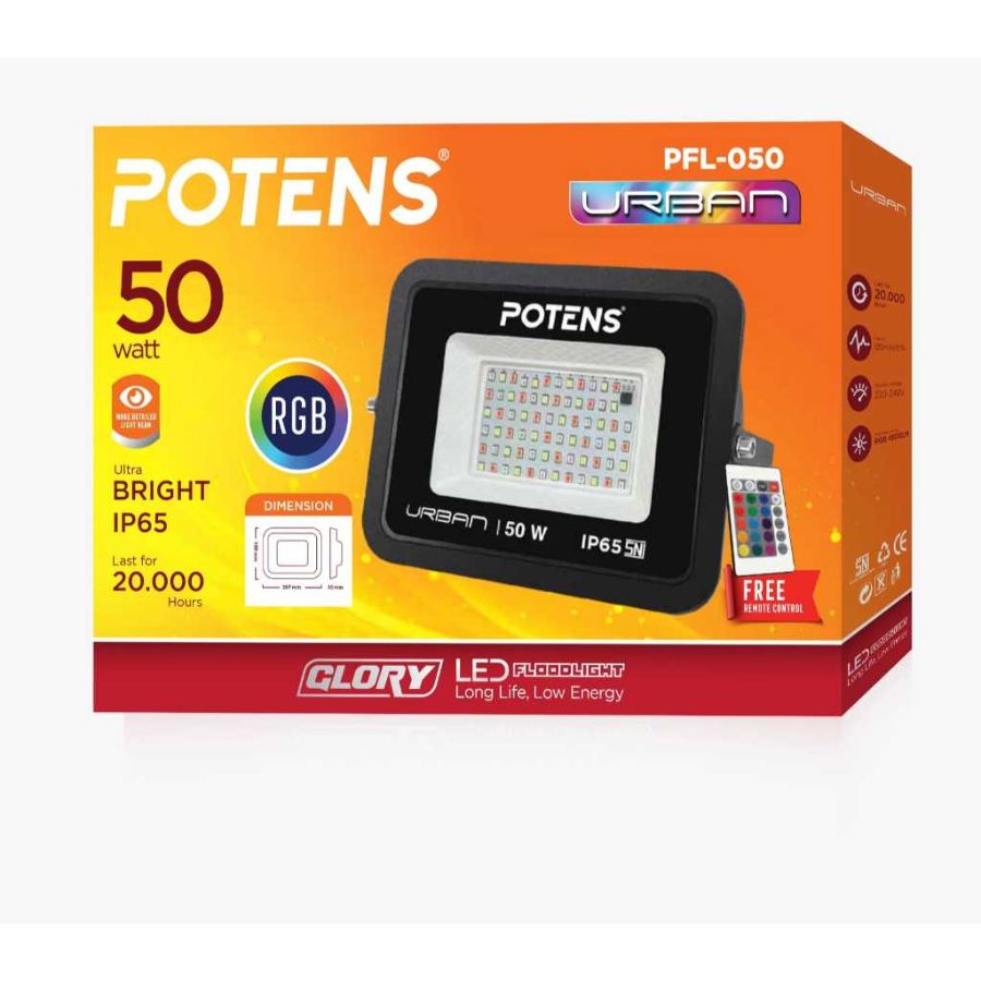 LAMPU SOROT POTENS RGB PFL SERIES