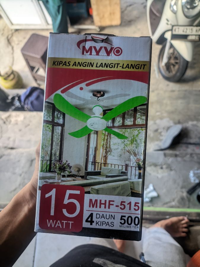 KIPAS MYVO 15 WATT MHF-515