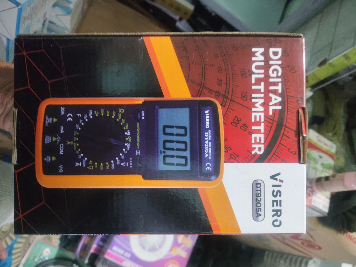 MULTITESTER DIGITAL+BATERAI VISERO DT9205A