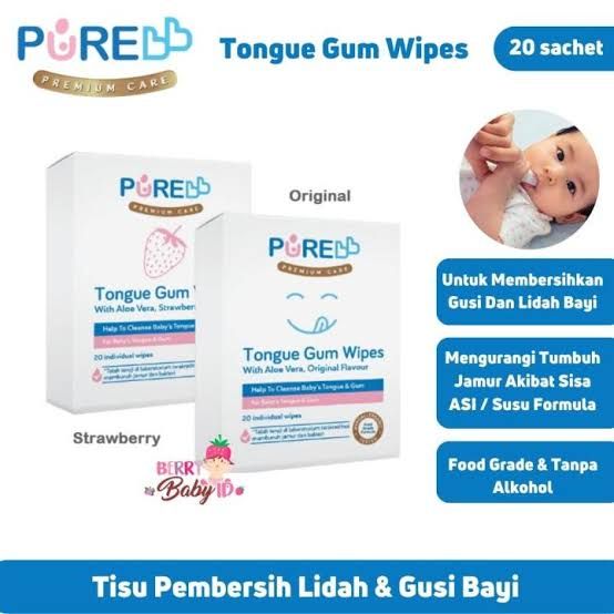 PURE TONGUE GUM WIPES