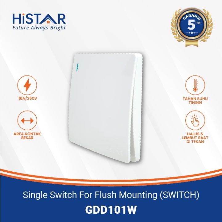 HISTAR 1 GANG GDD101W