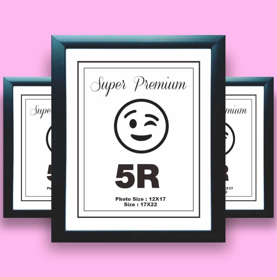 PIGURA 5R HITAM MINIMALIS