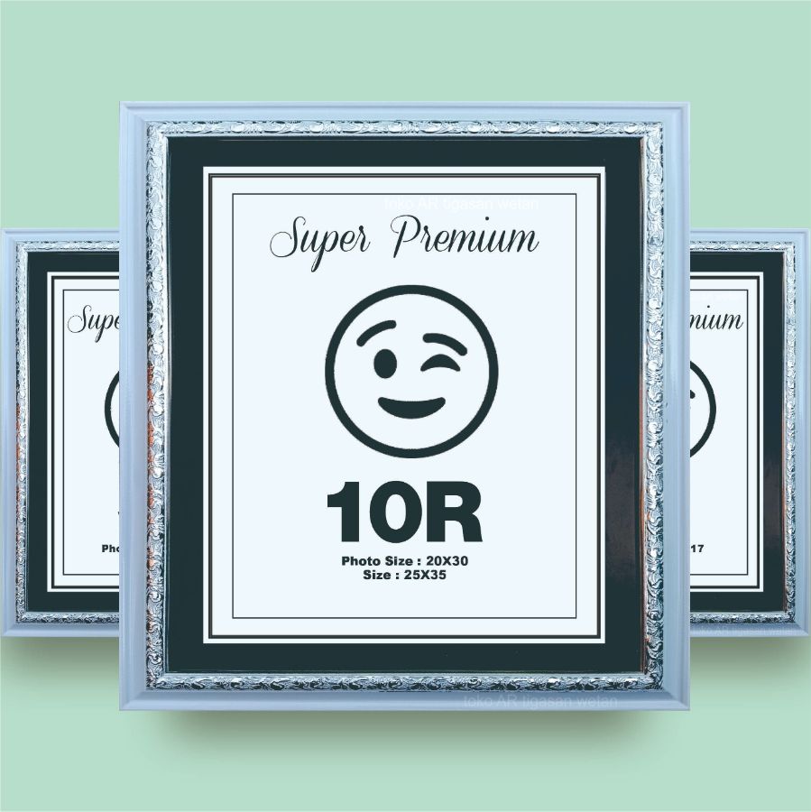 PIGURA 10R PUTIH UKIR SILVER