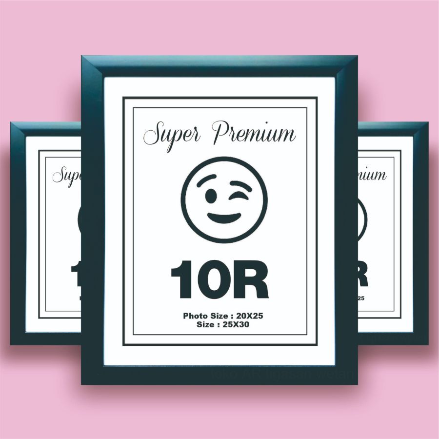 PIGURA 10R HITAM MINIMALIS