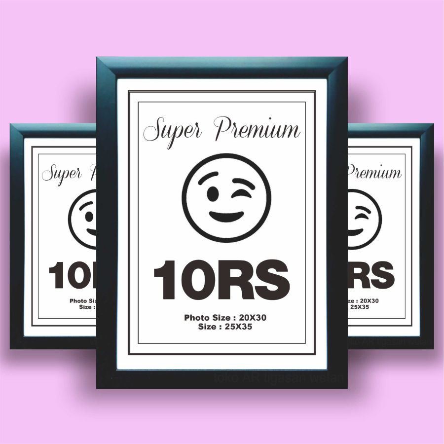 PIGURA 10RS HITAM MINIMALIS