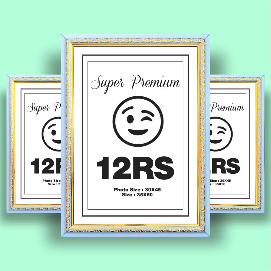 PIGURA 12RS PUTIH UKIR EMAS