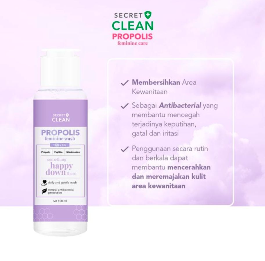 Secret Clean propolis Fem Wash Happy Down