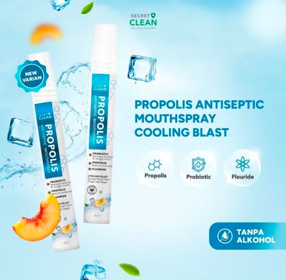 Secret clean propolis mouth spray