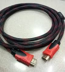 KABEL HDMI JARING 3M/5M MERAH HITAM UBCBL.0022/UBCBL.0023