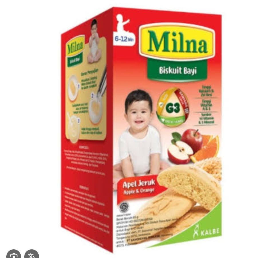 Milna Biskuit Apple Orange 