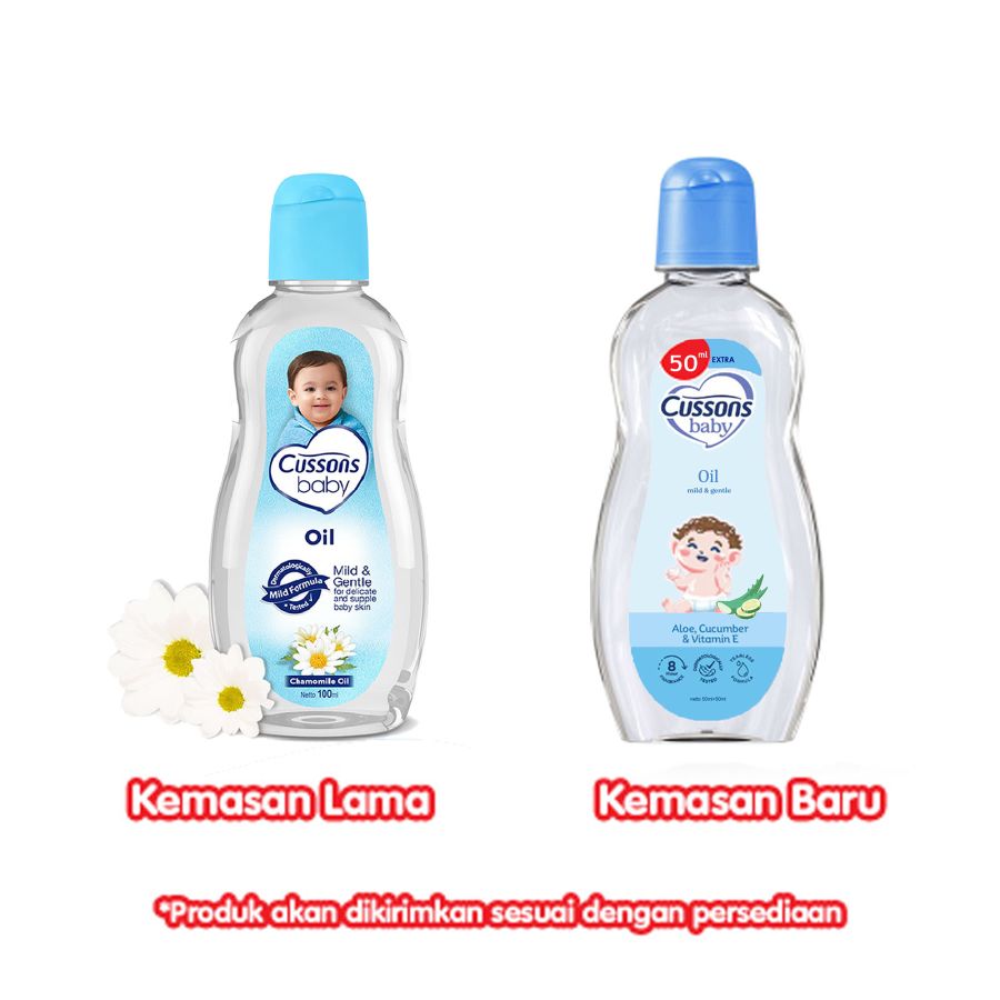 CUSSON BABY OIL 50+50ML BIRU