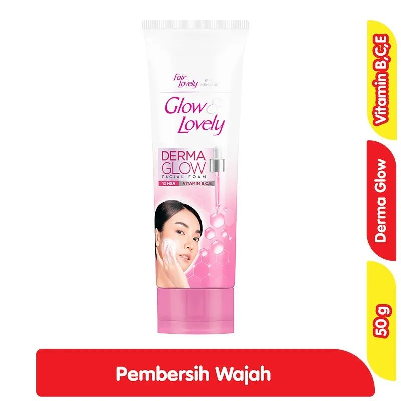50G GLOW & LOVELY DERMA GLOW FACIAL FOAM