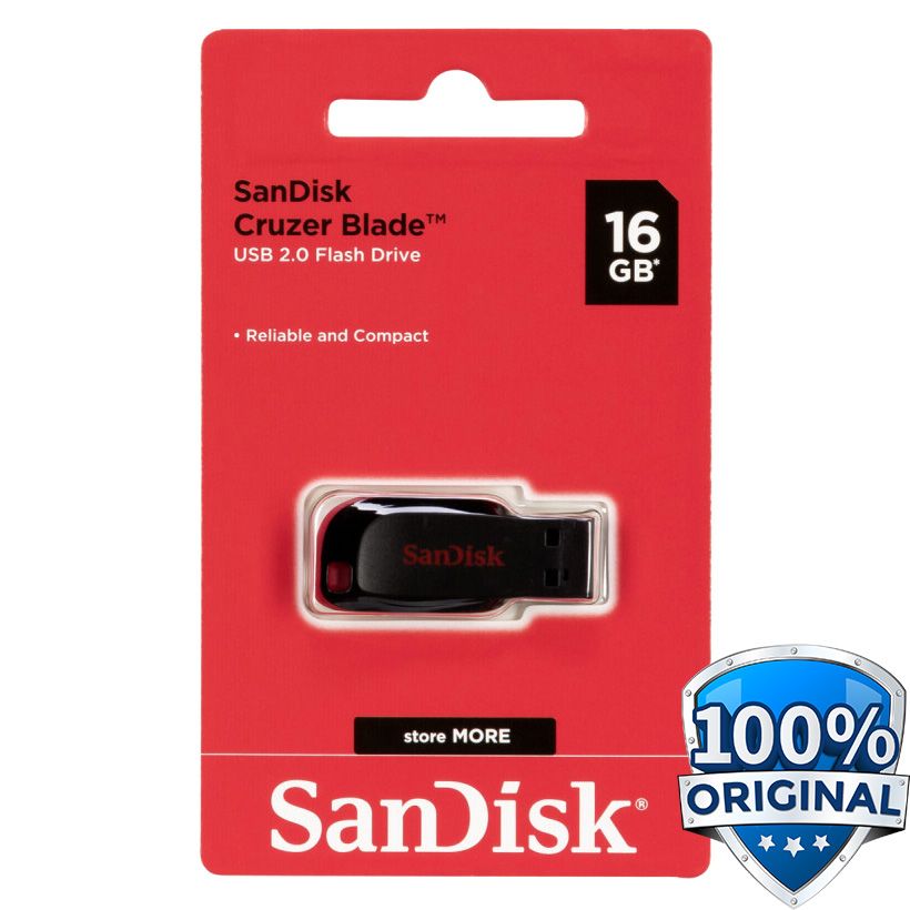 FLASHDISK SANDISK CRUZER BLADE 16GB USB 2.0