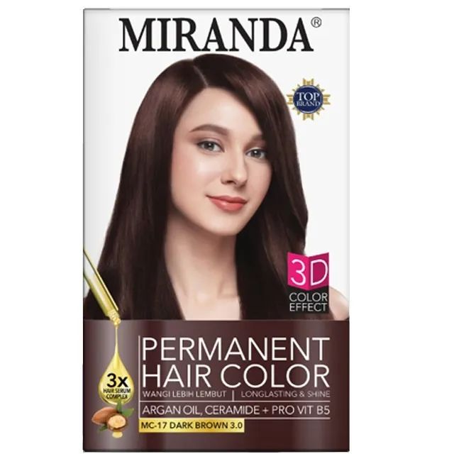 MIRANDA HAIR CLR MC-17 DARK BROWN
