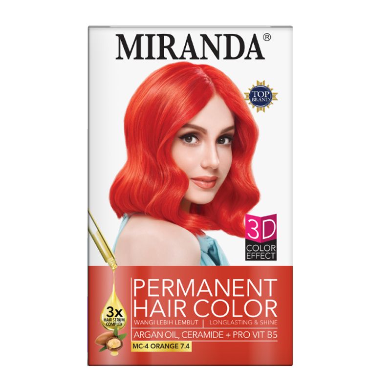 MIRANDA HAIR CLR MC-4 ORANGE