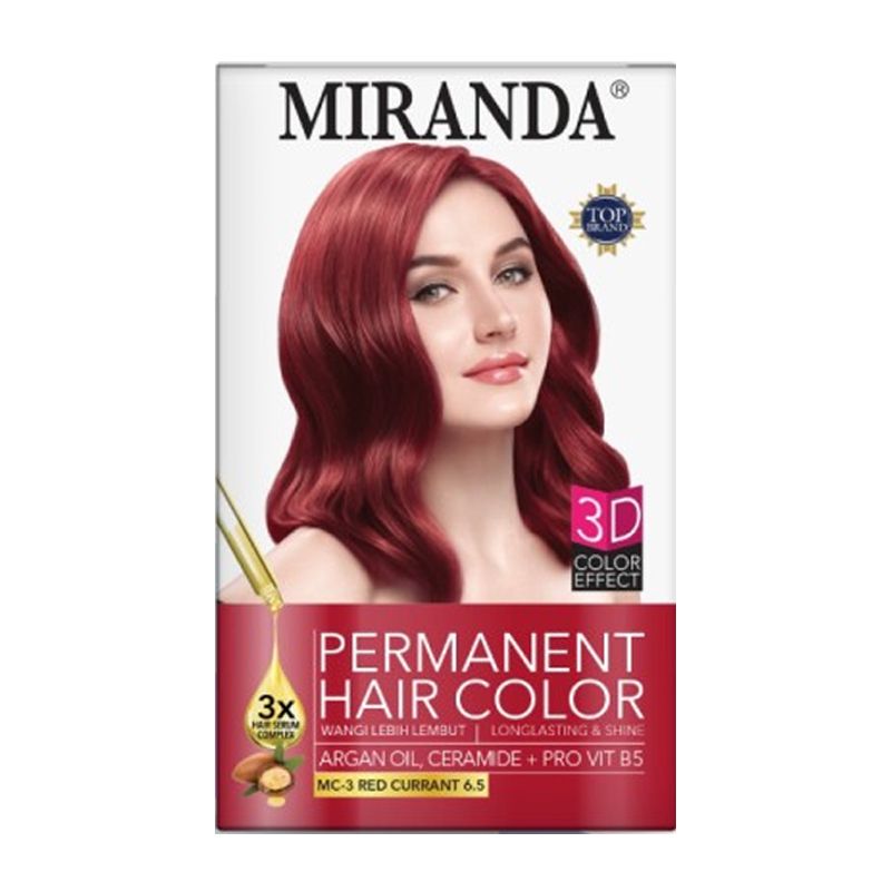 MIRANDA HAIR CLR MC-3 RED AS FIRE