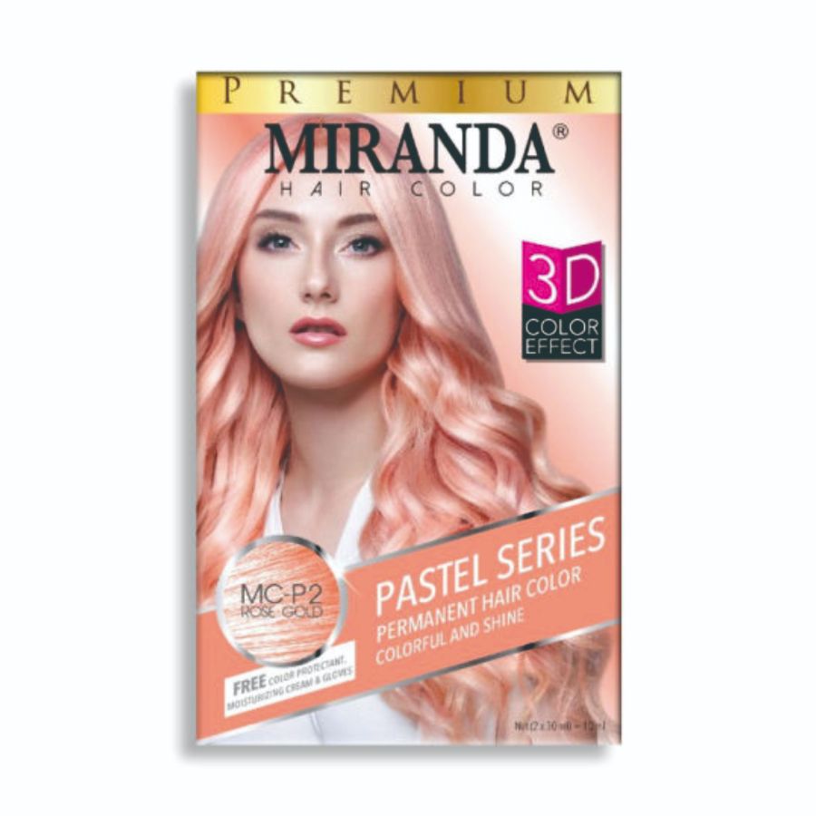MIRANDA HAIR CLR MC-P2 ROSE GOLD