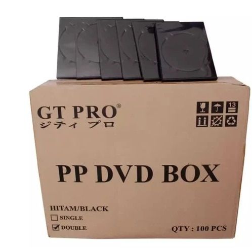 DVD CASE HITAM DOUBLE GT-PRO 9MM