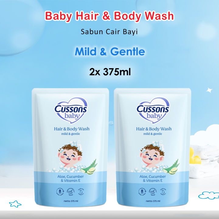 Cussons Hair & Body wash Refil 375Ml